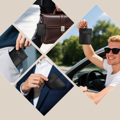 9. Etui antykradzieżowe Tech-Protect KLR400 na klucze samochodowe - czarne