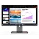 Monitor Lenovo ThinkVision P24q-40, 23,8", Systemy ochrony przed włamaniem (IPS), proporcje 16:9, 120 Hz, 4 ms, 2560x1440, 300 cd/m2, HDMI: 1, Krucza czerń, Gwarancja 36 miesięcy