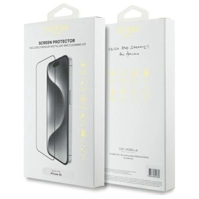 2. Szkło hartowane Guess Screen Protector 2.5D Outline na iPhone 16