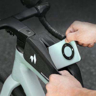8. Torba na górną rurę Rockbros AS-151 RideMate wodoodporna - czarna