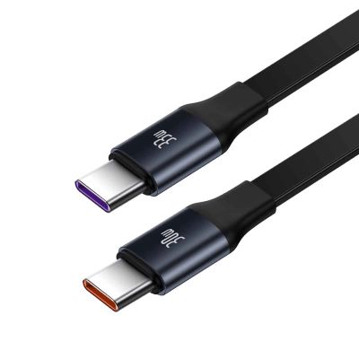 4. Ładowarka samochodowa 2w1 33W 2x USB C (męskie) Baseus Enjoyment - czarna