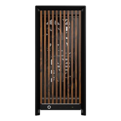 2. Corsair FRAME 5000D WOOD RS Midi Tower Czarny, Orzech włoski