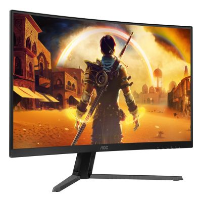 33. AOC G4 C32G42ZE monitor komputerowy 80 cm (31.5") 1920 x 1080 px Full HD LED Czarny, Czerwony