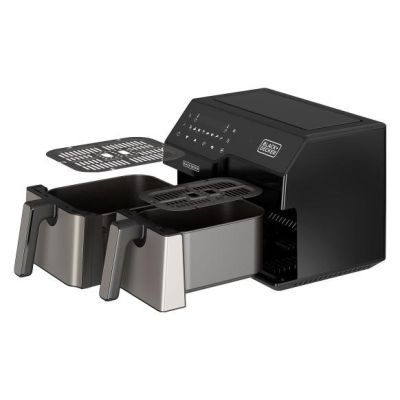 3. Frytkownica beztłuszczowa Black+Decker Air Fryer Dual Basket BXAF9000E