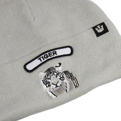 3. Czapka zimowa wełniana Goorin Bros. Soft Rock Tiger Beanie Silver - 107-1798-SIL