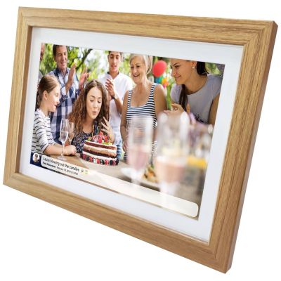 3. Ramka na zdjęcia Denver z FRAMEO 10.1" 16GB light wood