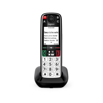3. Gigaset EASY 500 Telefon analogowy/DECT Nazwa i identyfikacja dzwoniącego Czarny, Srebrny
