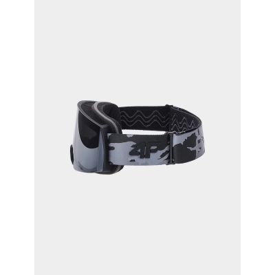 3. Gogle narciarskie z lustrzaną powłoką chłopięce 4F Junior 4FJWAW24AGOGM041-22A