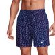 3. Spodenki kąpielowe Nike Breaker Swoosh Link Midnig granatowo-różowo-fioletowe NESSG577 440