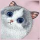 6. Torebka Nimmy Big Eyed Pet 2.0 Cat na telefon - różowa