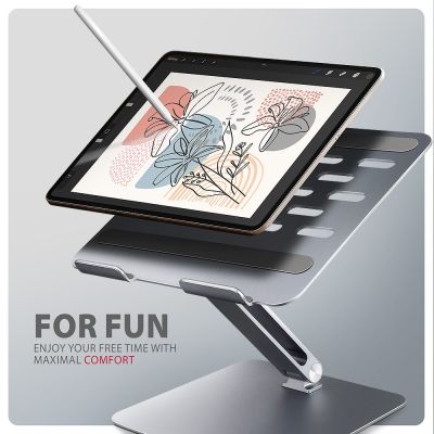 8. Axagon STND-LQ stojak na laptop Podstawka na notebooka Szary 40,6 cm (16")