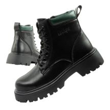 Lee Cooper buty botki trapery damskie sztyblety skórzane ocieplane sznurowane