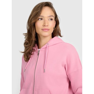4. Bluza z kapturem rozpinana damska 4F 4FRAW25TSWSF2776-56S