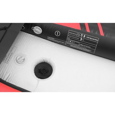 35. KAJAK 2-OSOBOWY SET 385x96x42CM LAMINOWANY PVC 200KG ENERO