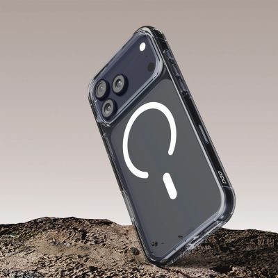 6. Etui Puro Impact Clear D3O TPU+PC kompatybilne z MagSafe na iPhone 17 Pro Max - przezroczyste