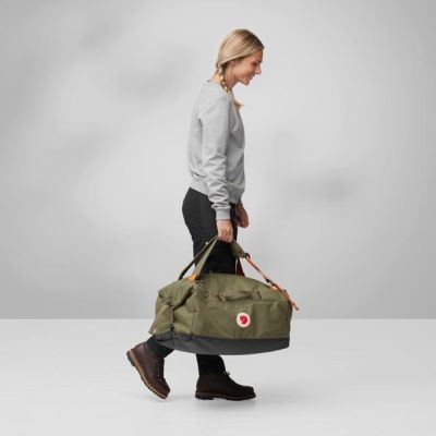 7. Fjällräven Färden Duffel 50 Troba podróżna Miękka skorupa Zielony 50 l Poliamidowy