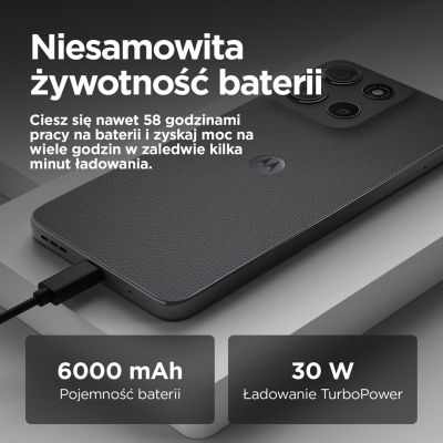 3. Smartfon Motorola Moto G15 Power 8/256GB Gravity Grey