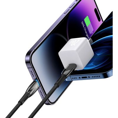 8. Kabel Baseus CADH000101 Lightning - USB-C PD 20W 480Mb/s 2m - czarny