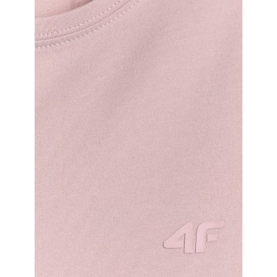 5. T-shirt slim gładki damski 4F 4FRSS26TTSHF3628-56S
