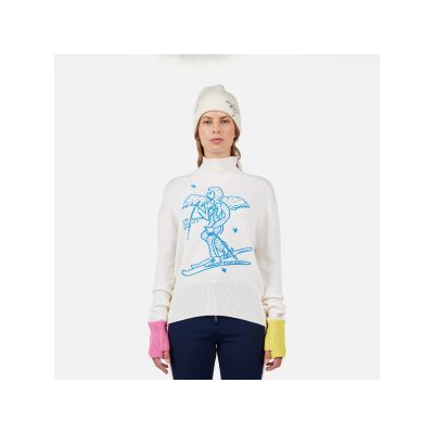 Sweter damski ROSSIGNOL W JCC LINA biały