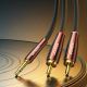 2. Ugreen kabel przewód audio 3,5 mm mini jack (męski) - 2RCA (męski) 2m miedziany (AV170)
