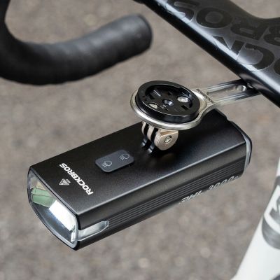 3. Uchwyt na licznik rowerowy Rockbros FK-307T stop tytanu - tytanowy
