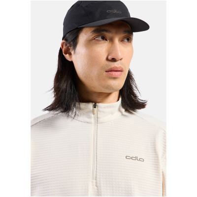 6. Bluza z półgolfem męska Odlo Mid layer 1/2 zip ESSENTIAL THERMAL beżowa