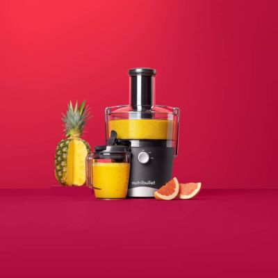 7. Wyciskarka NutriBullet NBJ100G, Szary, 1,5 L, 0,8 L, Obrotowy, Plastikowy, Stal nierdzewna, 800 W
