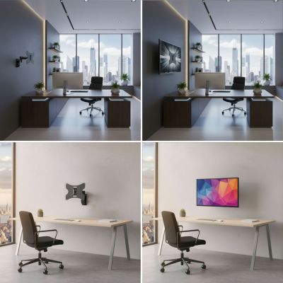 2. Uchwyt ścienny do telewizora Maclean MC-503B (Obrotowy, ścienne, Uchylny; 23" - 42"; max. 30kg)