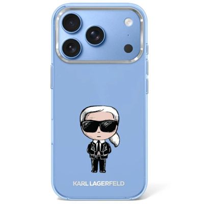 Etui Karl Lagerfeld IML Ikonik Sketch Print MagSafe na iPhone 17 Pro / 18 Pro - jasnoróżowe