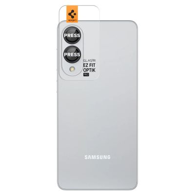 2. Osłona aparatu Spigen Optik Pro GLAS.TR "Ez Fit" 2-pack na Samsung Galaxy S25 Edge - czarna