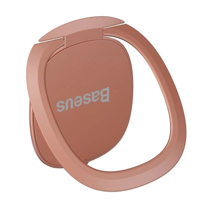 5. Baseus ultracienki samoprzylepny uchwyt ring podstawka do telefonu różowy (SUYB-0R)