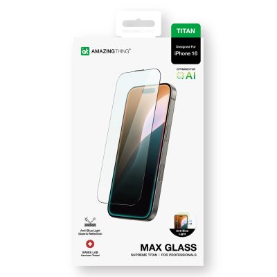 12. Szkło hartowane AMAZINGTHING Titan Max Tempered Glass do iPhone 16
