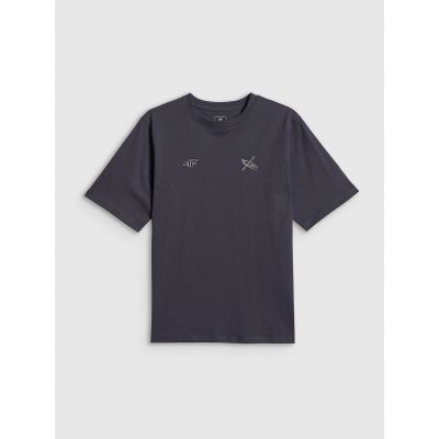 5. T-shirt bawełniany chłopięcy 4F 4FJRSS26TTSHM3748-22S