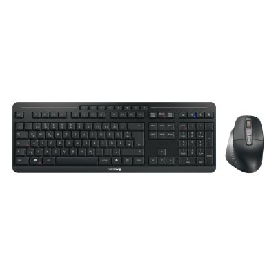 2. CHERRY Stream desktop ultimate klawiatura Dołączona myszka Dom/Biuro USB + RF Wireless + Bluetooth QWERTZ Niemiecki Czarny