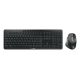2. CHERRY Stream desktop ultimate klawiatura Dołączona myszka Dom/Biuro USB + RF Wireless + Bluetooth QWERTZ Niemiecki Czarny