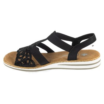 2. Rieker Sandals V0646-00 Czarne 36