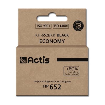 Actis KH-652BKR Tusz (zamiennik HP 652 F6V25AE; Standard; 15 ml; 650 stron, czarny)