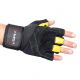 38. Rękawice na siłownię Black/Yellow HMS RST01 r.L