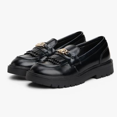 2. Tommy Hilfiger damskie mokasyny LOW CUT SHOE T3A4-34011-1453999 999 BLACK
