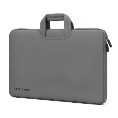 Torba na laptop Wozinsky WNT-17G 17.3" z chowaną rączką neoprenowa - szara