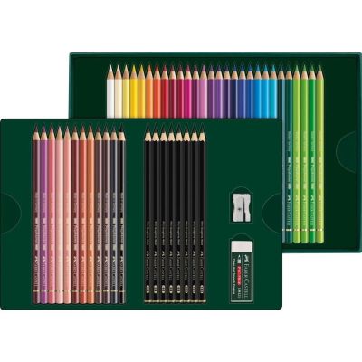 3. Faber-Castell Polychromos & Pitt Graphite Matt Set Wielobarwny 48 szt.