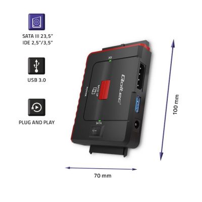 4. QOLTEC ADAPTER USB 3.0 DO IDE | SATA III