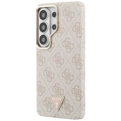 2. Etui Guess 4G Triangle Logo MagSafe na Samsung Galaxy S26 Ultra - różowe