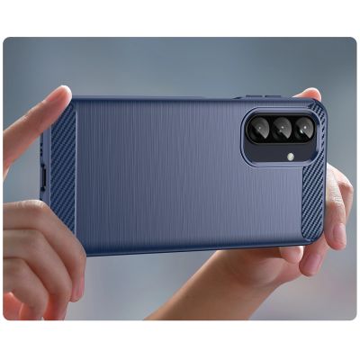 5. Etui silikonowe Carbon Case do Samsung Galaxy A26 - niebieskie