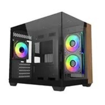4. Cooler Master Elite 481 Wood Mini Tower Czarny