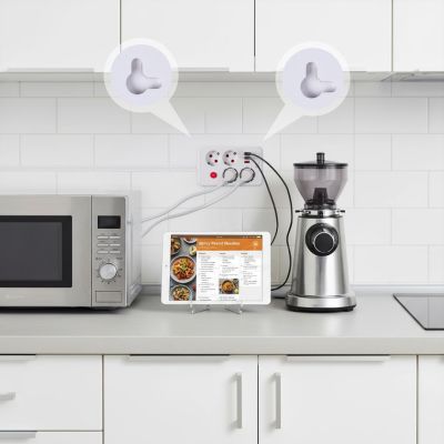 11. MACLEAN LISTWA ZASILAJĄCA, PRZEDŁUŻACZ 4 GNIAZDA + 3XUSB, 110-240V AC 50/60HZ, 2.1A MAX 2500W, 1,5M, BIAŁA MCE392 W