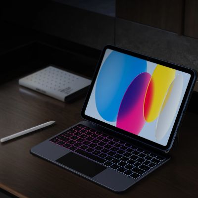 10. Etui z klawiaturą Dux Ducis (MK series) na iPad 10" (2022) iPad 11" (2025) - czarne