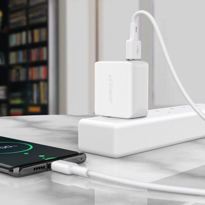 6. Acefast kabel USB - USB Typ C 1,2m, 3A biały (C2-04 white)