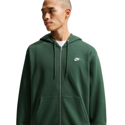 3. Bluza męska Nike Club BB FZ Hoodie zielona FN3861 323